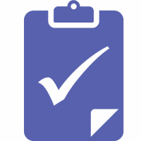 Purple Action Tracking System Icon
